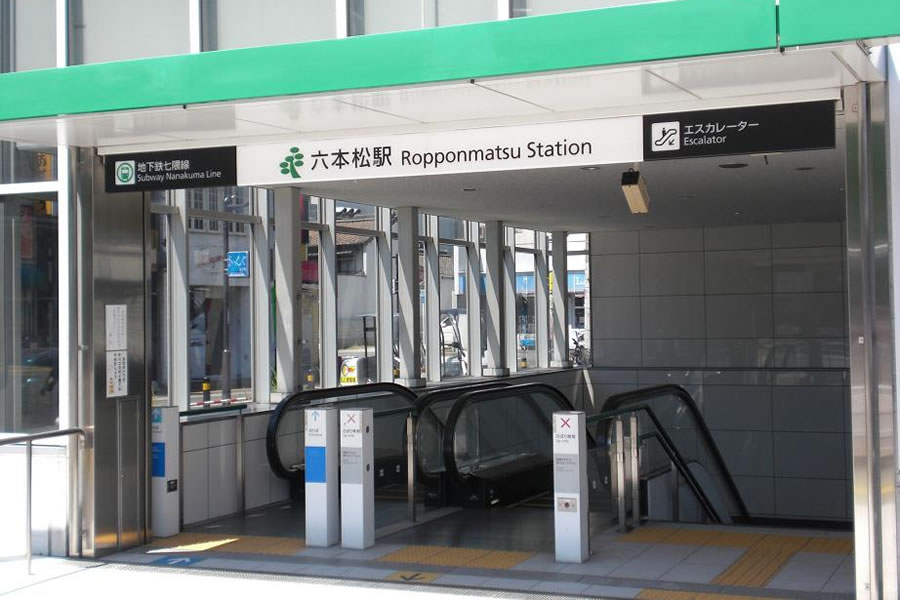 王道エリアの街並み