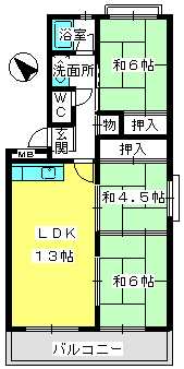 ふじよしビル / 403号室 間取り