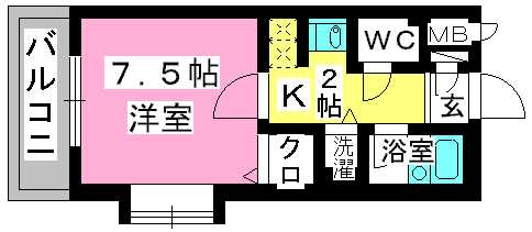 プレデュパルク壱番館 / 503号室 間取り