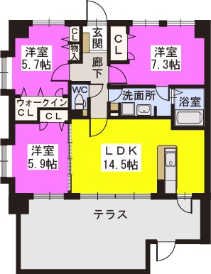 スルスO-DIK GARDEN / 103号室 間取り