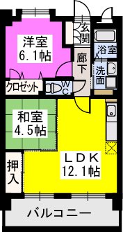 スルス門松駅前 / 302号室 間取り