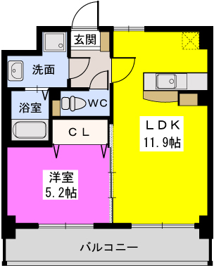 ソアレ空港通り / 502号室 間取り