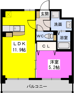 ソアレ空港通り / 503号室 間取り