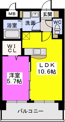 アルティメゾン博多 / 503号室 間取り