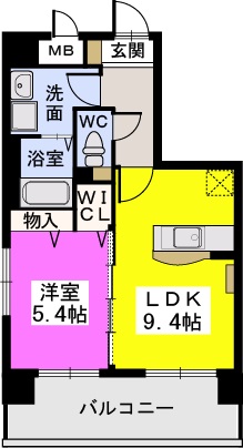 アルティメゾン博多 / 801号室 間取り