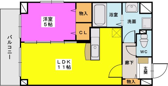 レヴェール・メゾン / 503号室 間取り