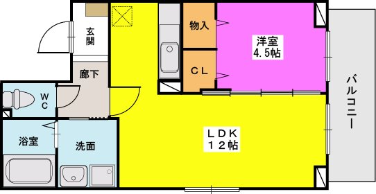 レヴェール・メゾン / 601号室 間取り
