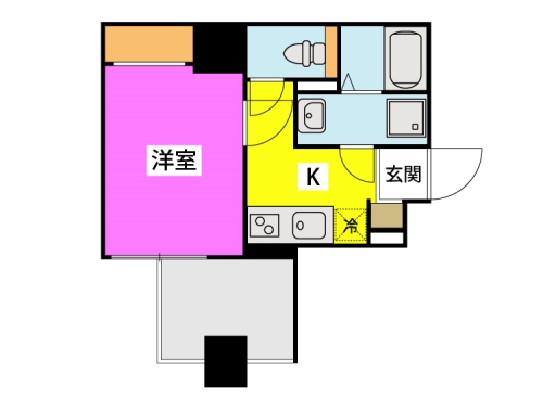 仮）21テクノロジー株式会社本社ビル計画 / 605号室 間取り