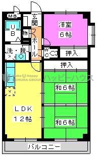 コーポユキⅡ / 401号室 間取り