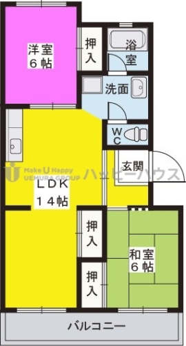 セルサス２１ / 202号室 間取り