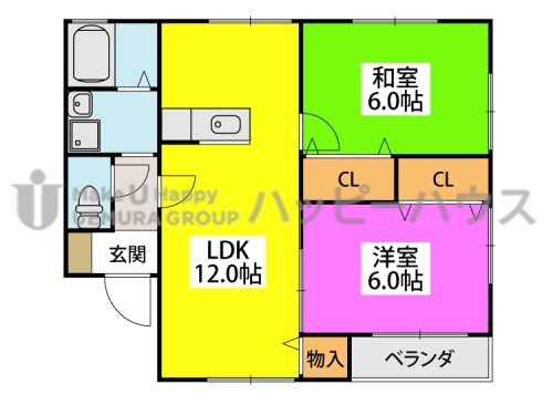 グリーンハイツ / 203号室 間取り