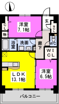 グラン　ソフィア / 803号室 間取り