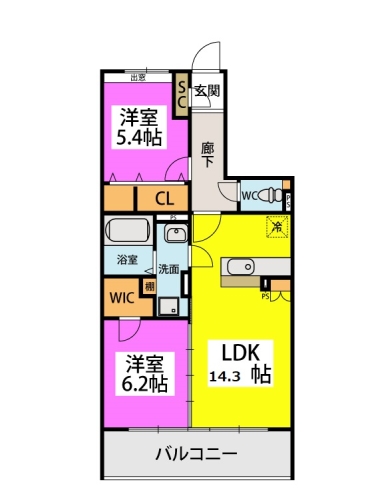 Kings Park / 202号室 間取り