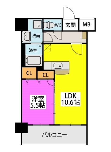 (仮称)九州共立大前マンション / 603号室 間取り