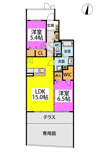 （仮称）プレアevL堀池 / 103号室 間取り