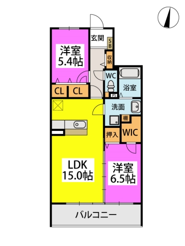 （仮称）プレアevL堀池 / 403号室 間取り