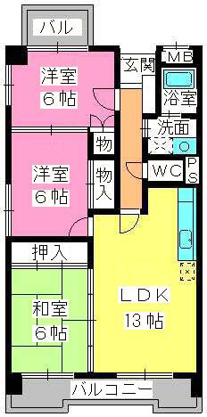 堀ビル / 305号室 間取り
