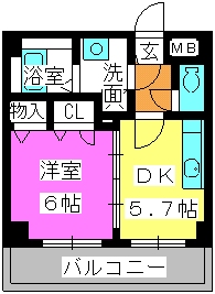 ボンメゾン２ / 202号室 間取り