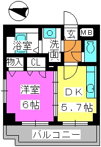 ボンメゾン２ / 301号室 間取り
