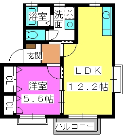 パティオ / 203号室 間取り