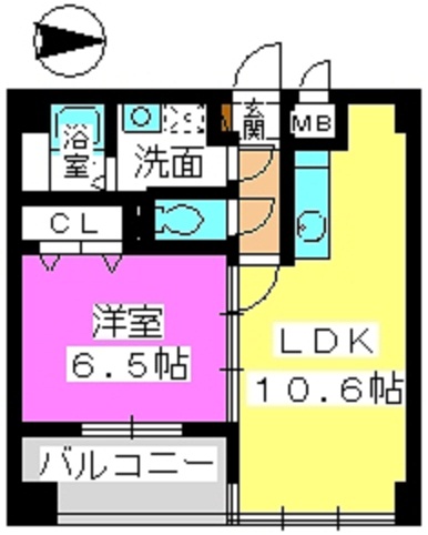 リスペクトガーデン / 103号室 間取り