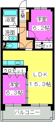 ステラエクレール / N-502号室 間取り