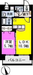 ウィルマーレ / 703号室 間取り