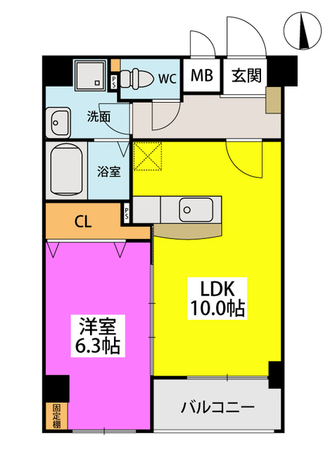 エルシエロ / 304号室 間取り