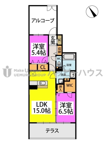 ＭＭ－７ / 102号室 間取り