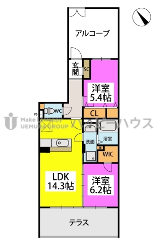ＭＭ－７ / 103号室 間取り