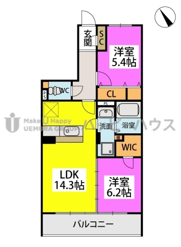 ＭＭ－７ / 503号室 間取り