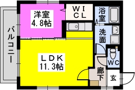 メゾンドボヌール / 203号室 間取り