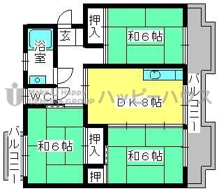 恵ビル / 302号室 間取り
