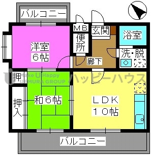 サンシャトーレ日永田 / 303号室 間取り