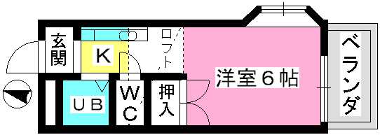 ベルハイツ / 201号室 間取り