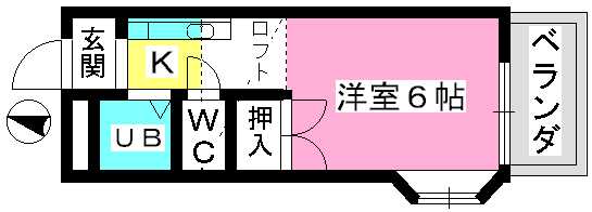 ベルハイツ / 208号室 間取り