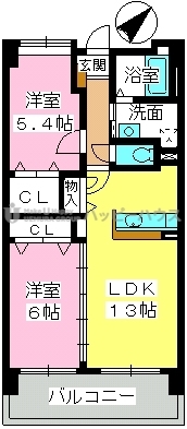 フェニックス福岡南 / 905号室 間取り