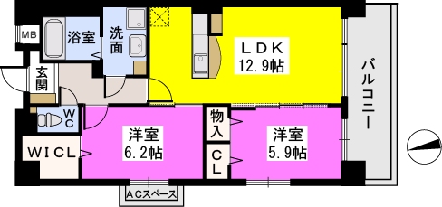 ラポール６６ / 202号室 間取り