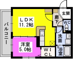 レスピーザ曙 / 301号室 間取り