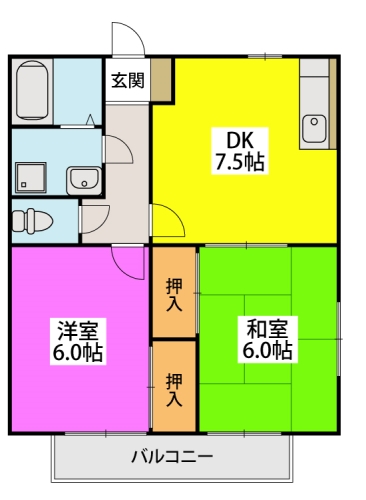 ベジタブル正弥 / 202号室 間取り