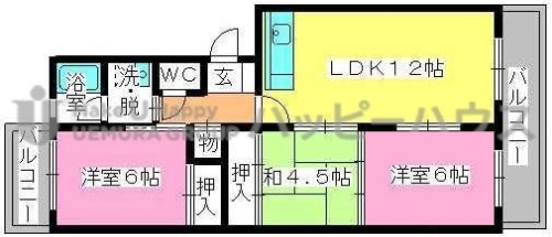 ディナスティ / 303号室 間取り