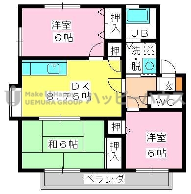 ビラージュ春日 / 202号室 間取り