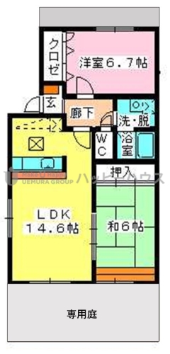ディナスティⅥ / 103号室 間取り