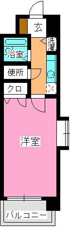 ピュア春日公園 / 603号室 間取り