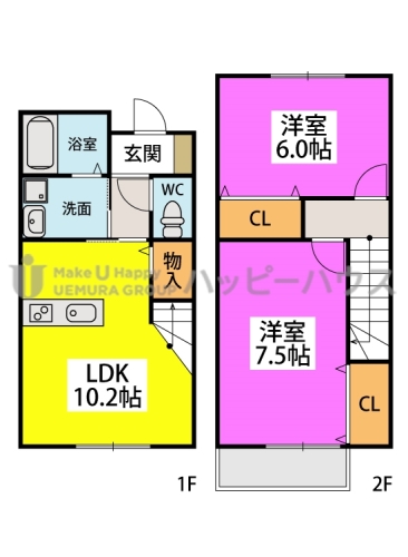 ルミナス / 105号室 間取り