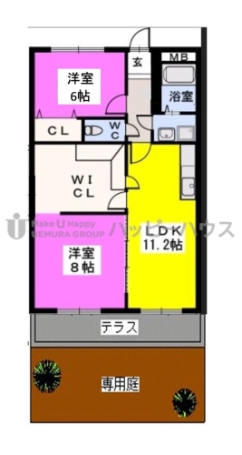 ファミール大谷 / 102号室 間取り