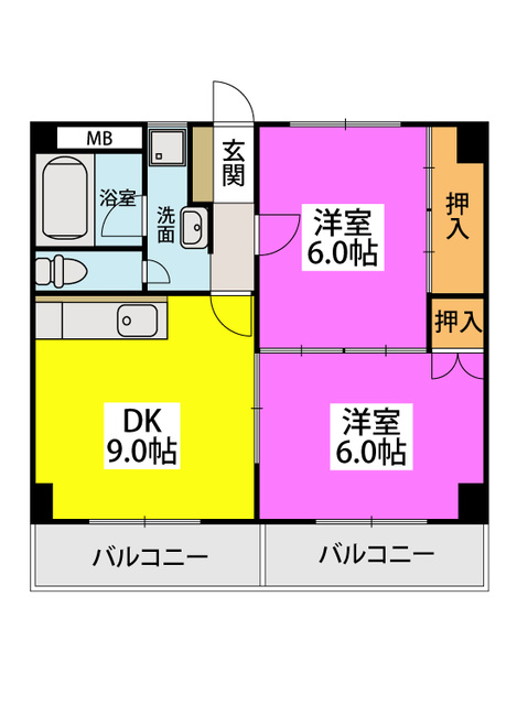 エステートピア / 301号室 間取り