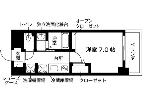 ※NDG 九産大前 by Nudge’one. / 705号室 間取り