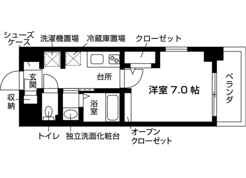 ※NDG 九産大前 by Nudge’one. / 709号室 間取り
