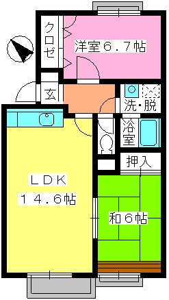 ティアーパルク / A102号室 間取り
